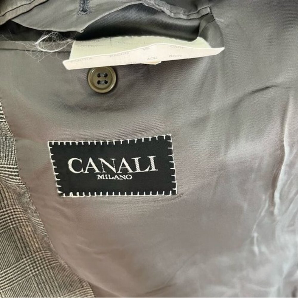 Canali RSM Cashmere Houndstooth Blazer - Picture 6 of 9